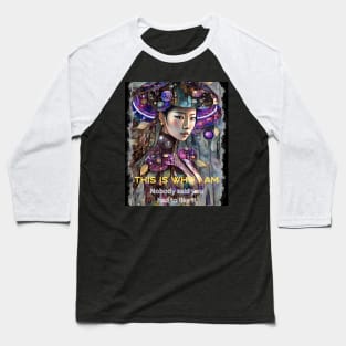 This is Who I am, nobody said you had to like it (Asian art) Baseball T-Shirt